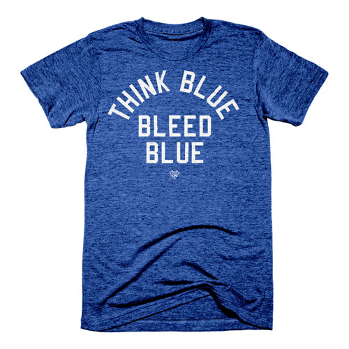 Think Blue Bleed Blue