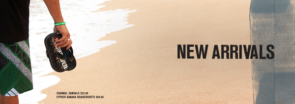 Quiksilver New Arrivals Header